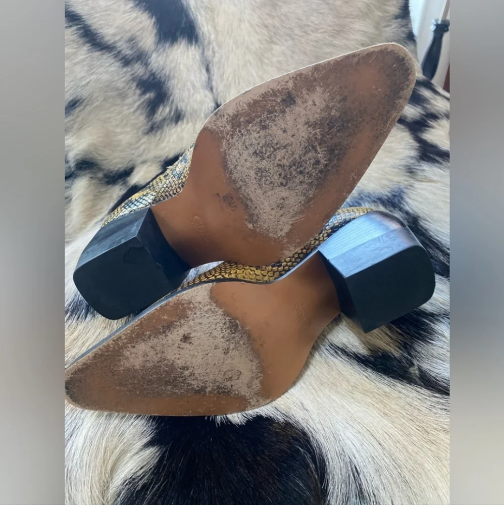 Chloe Rylee Python Print Boots - Picture 4 of 5